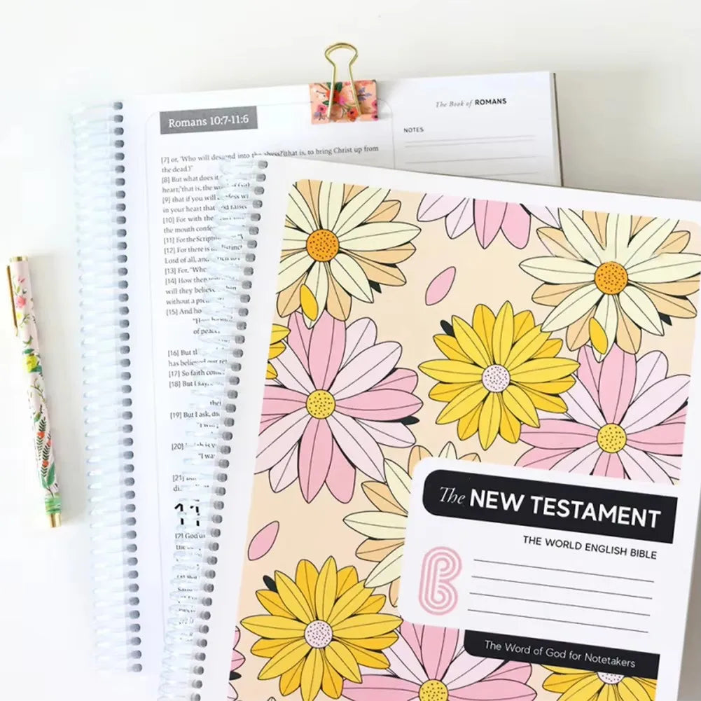 Bible in A Year: A 52-Week Study Through God's Word Christian Scripture Devotional Book