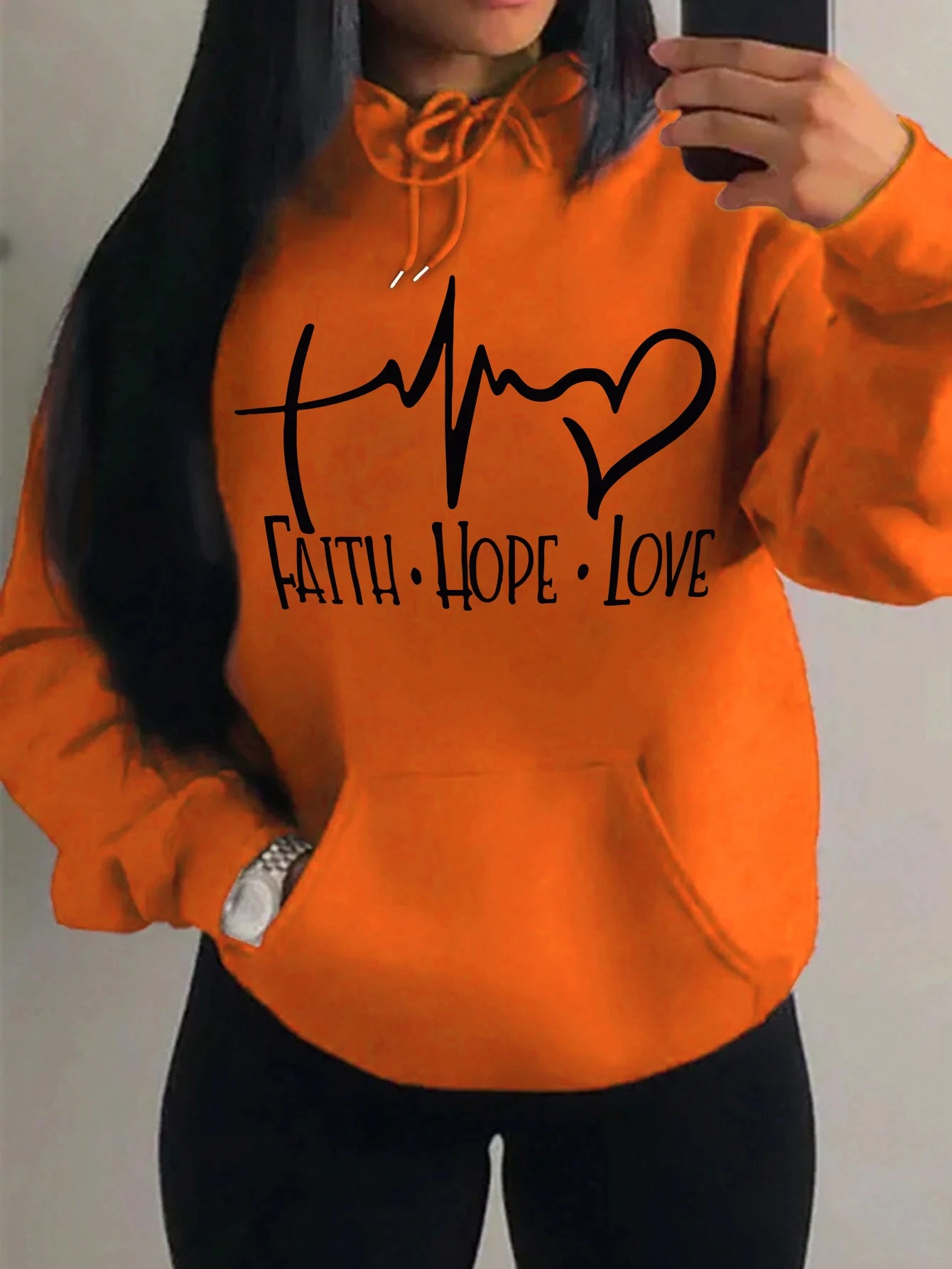 Faith Hope Love Hoodie – Women’s Pullover