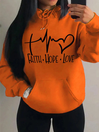 Faith Hope Love Hoodie – Women’s Pullover