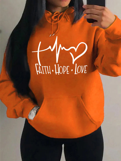 Faith Hope Love Hoodie – Women’s Pullover
