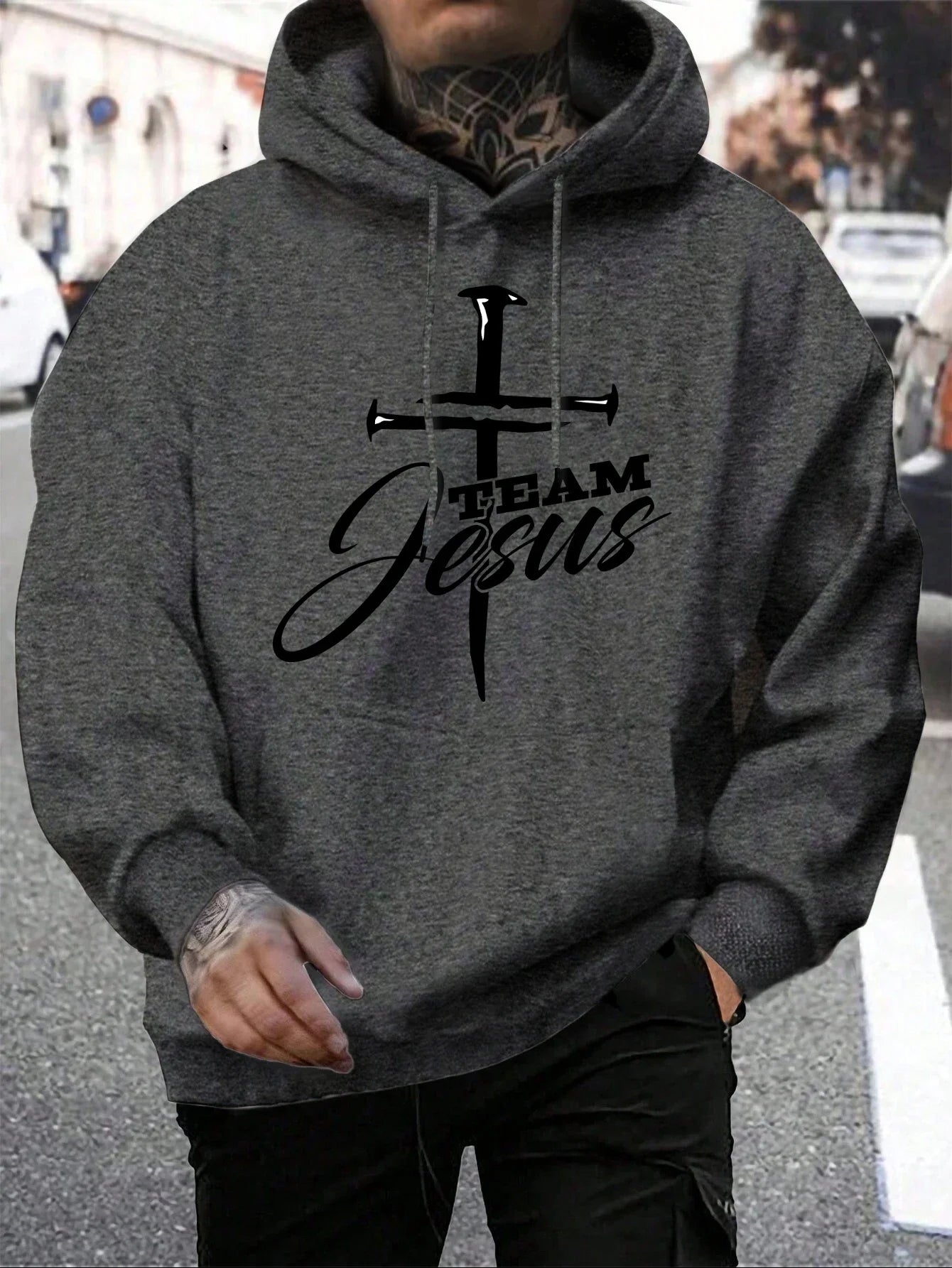 Team Jesus Hoodie – Men’s Pullover