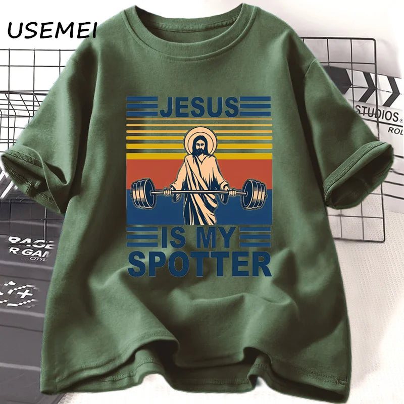 Jesus Is My Spotter Tee