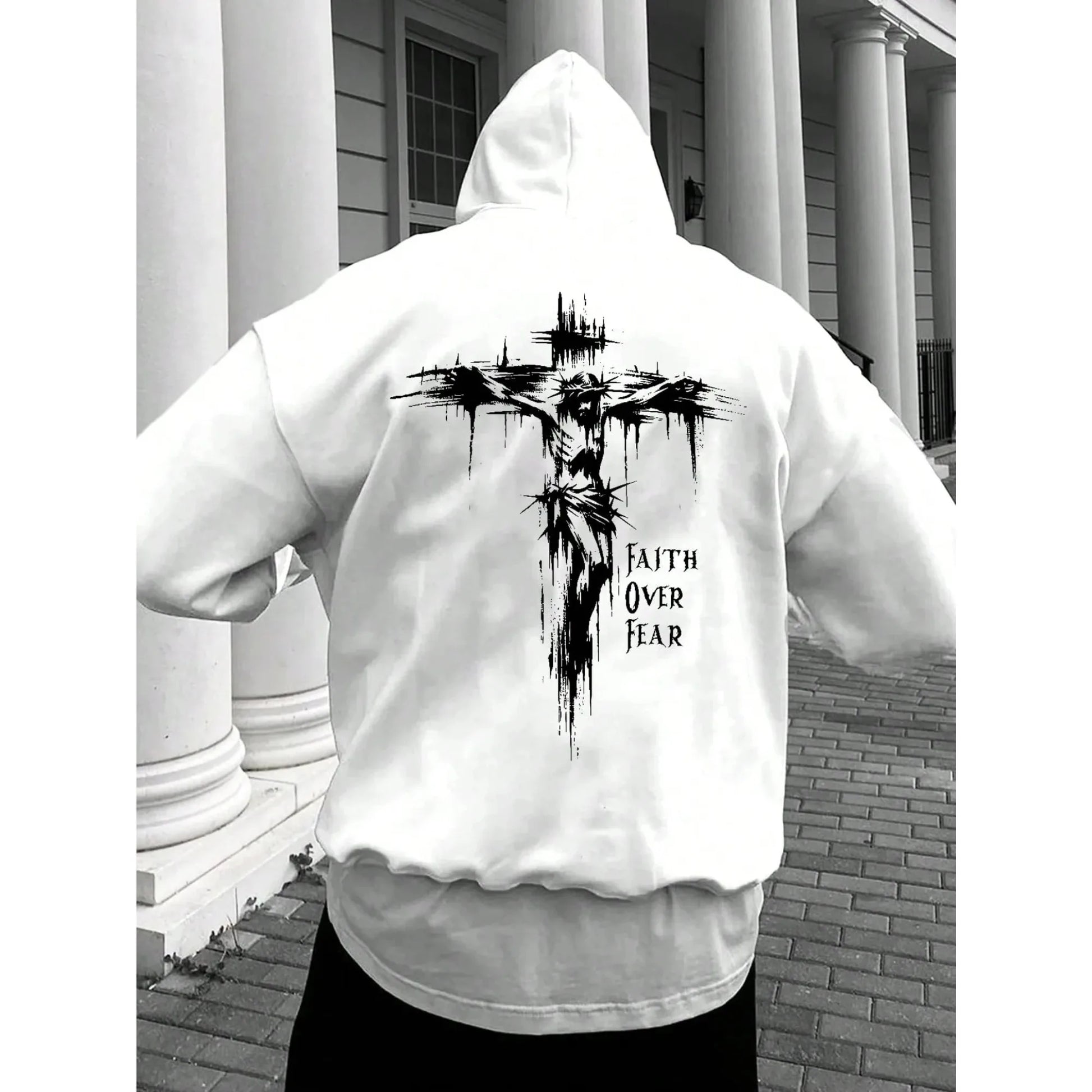 Faith Over Fear Hoodie – Men’s Pullover