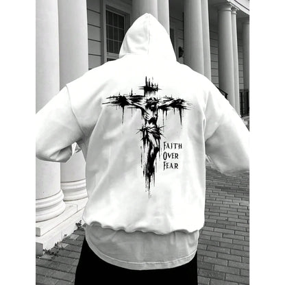 Faith Over Fear Hoodie – Men’s Pullover