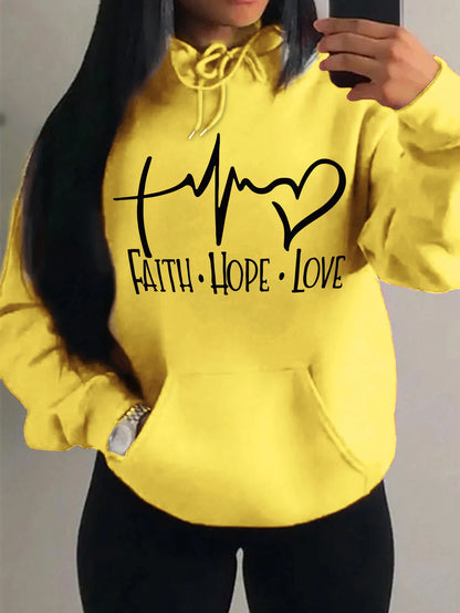 Faith Hope Love Hoodie – Women’s Pullover