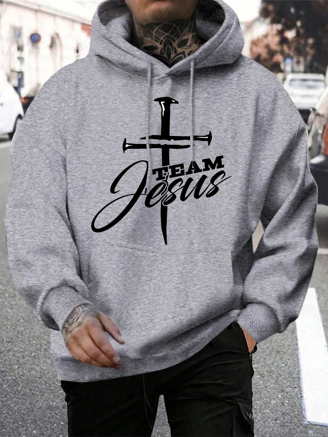 Team Jesus Hoodie – Men’s Pullover