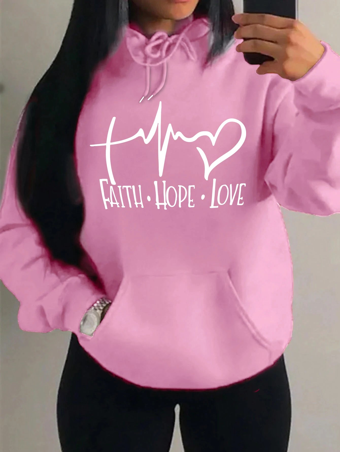 Faith Hope Love Hoodie – Women’s Pullover