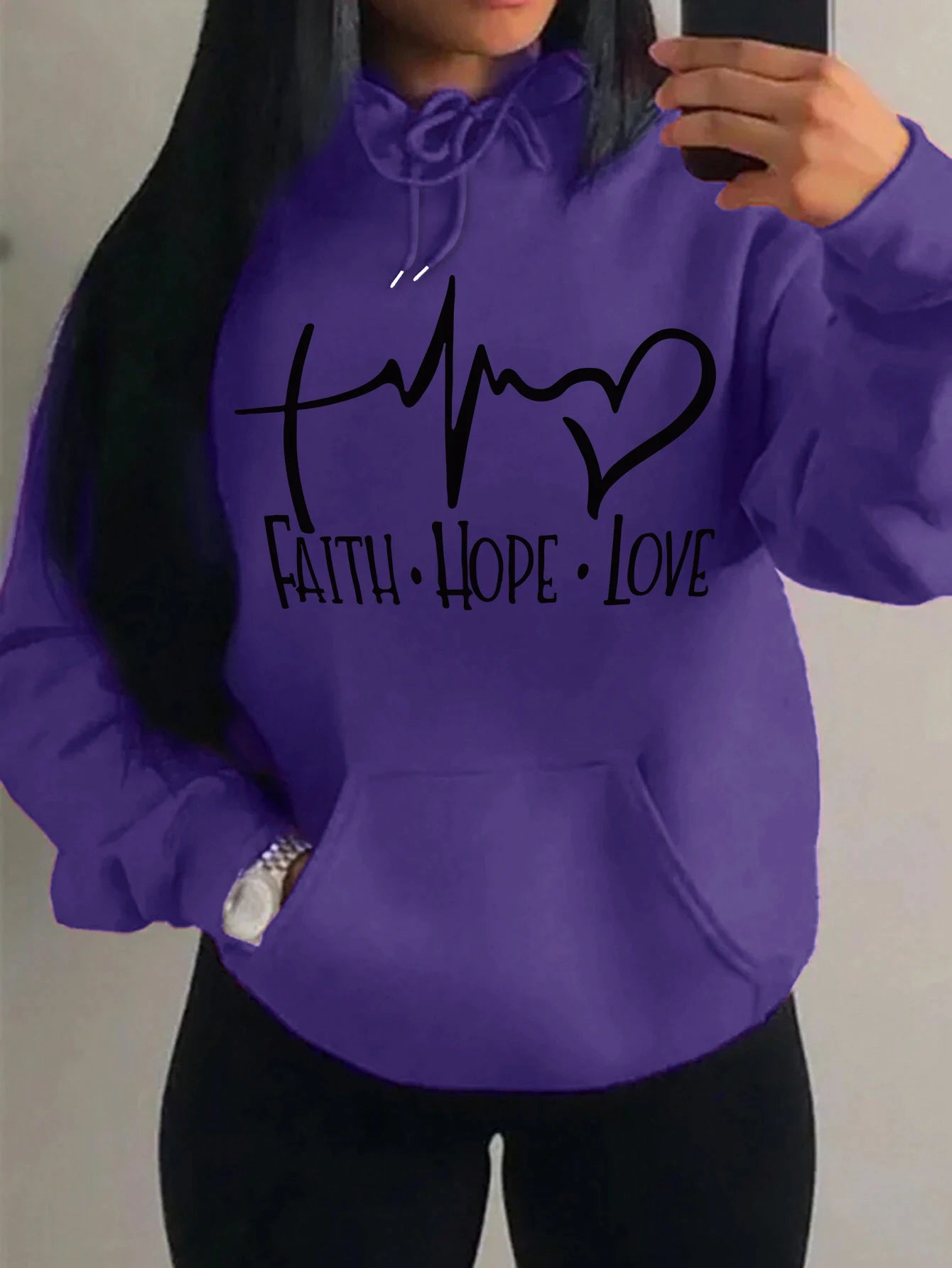 Faith Hope Love Hoodie – Women’s Pullover