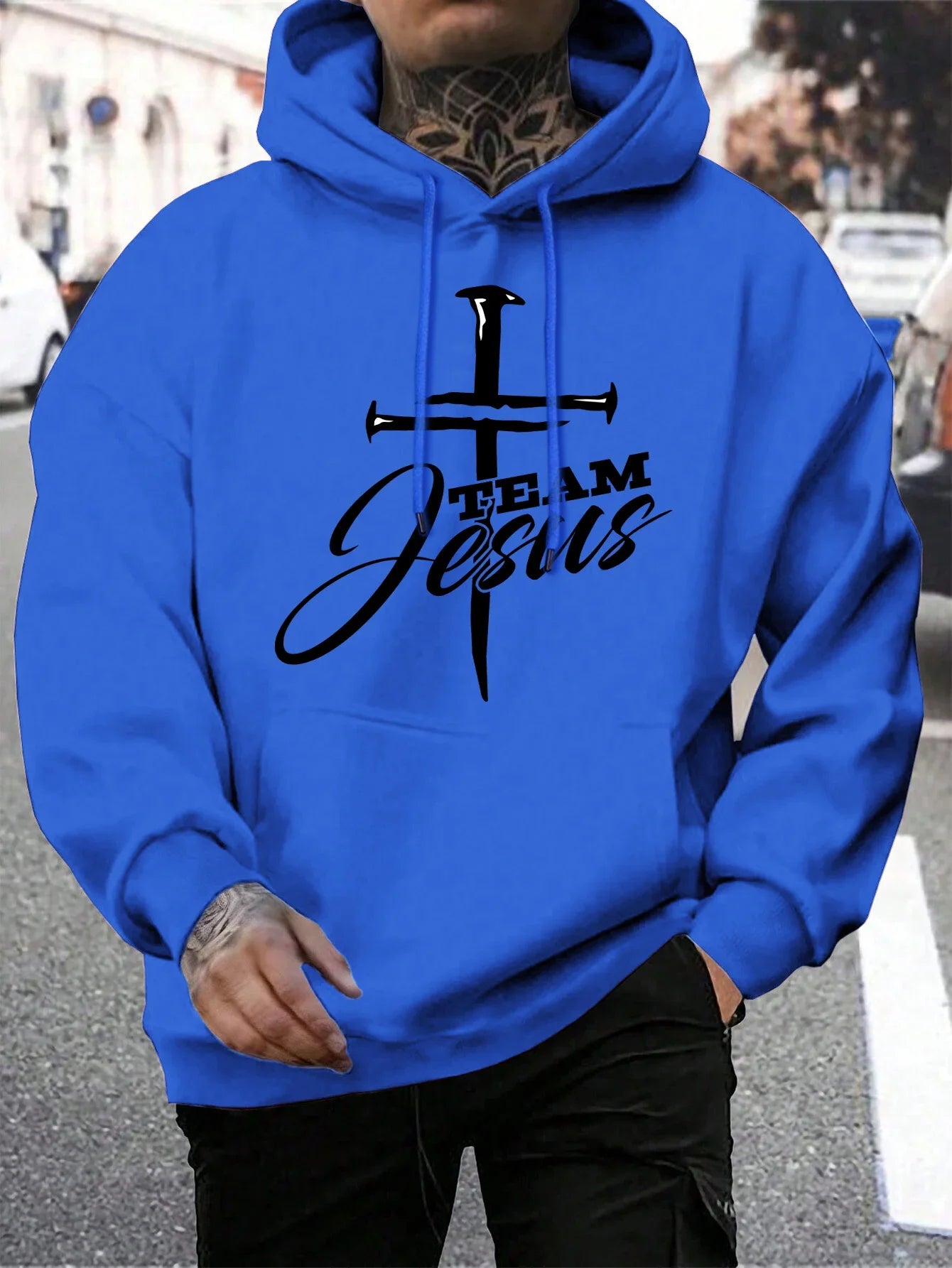 Team Jesus Hoodie – Men’s Pullover