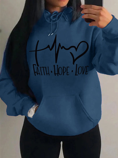Faith Hope Love Hoodie – Women’s Pullover