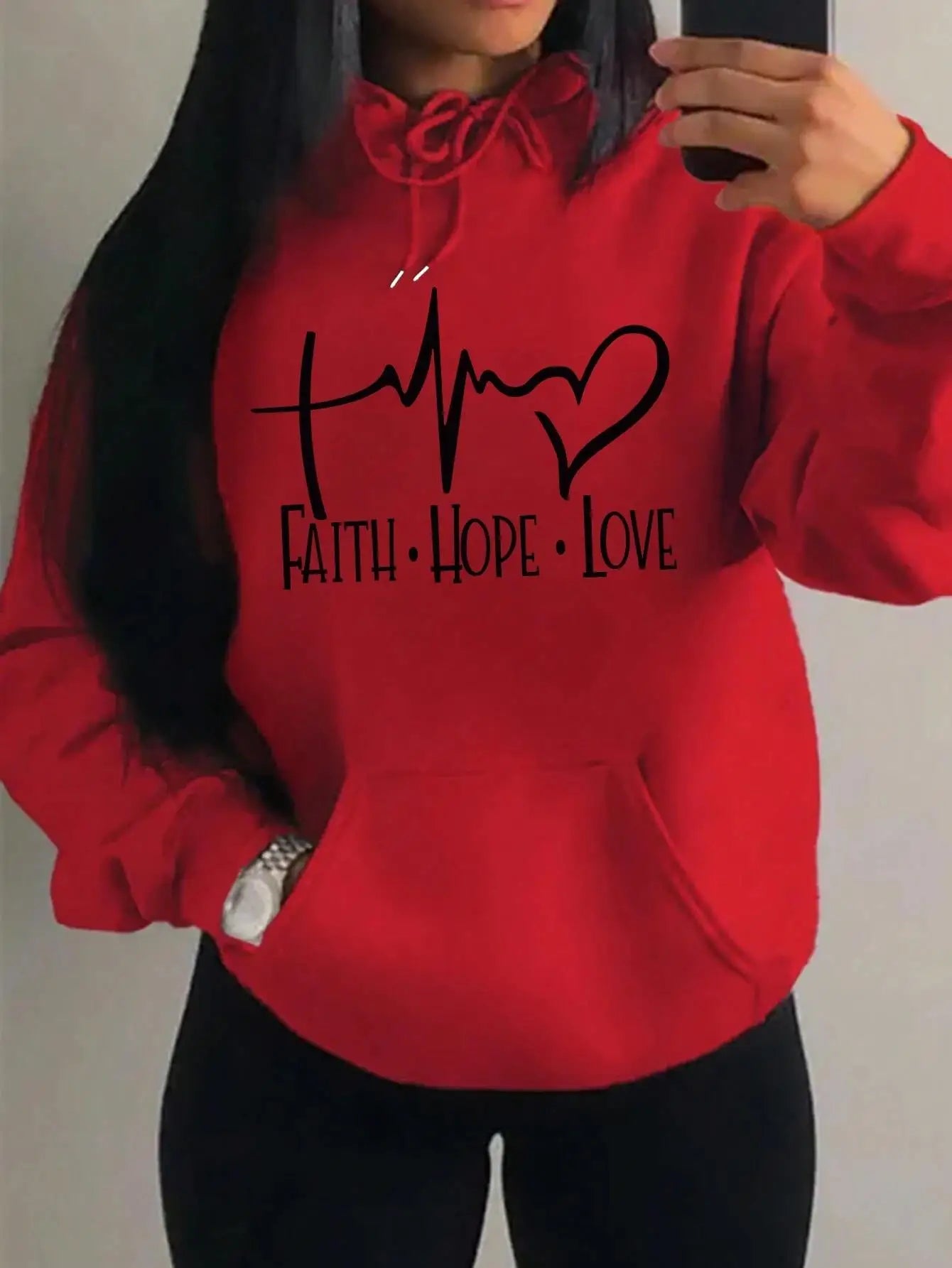 Faith Hope Love Hoodie – Women’s Pullover