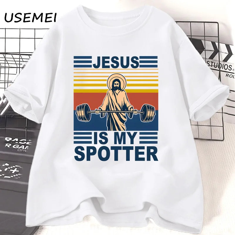 Jesus Is My Spotter Tee