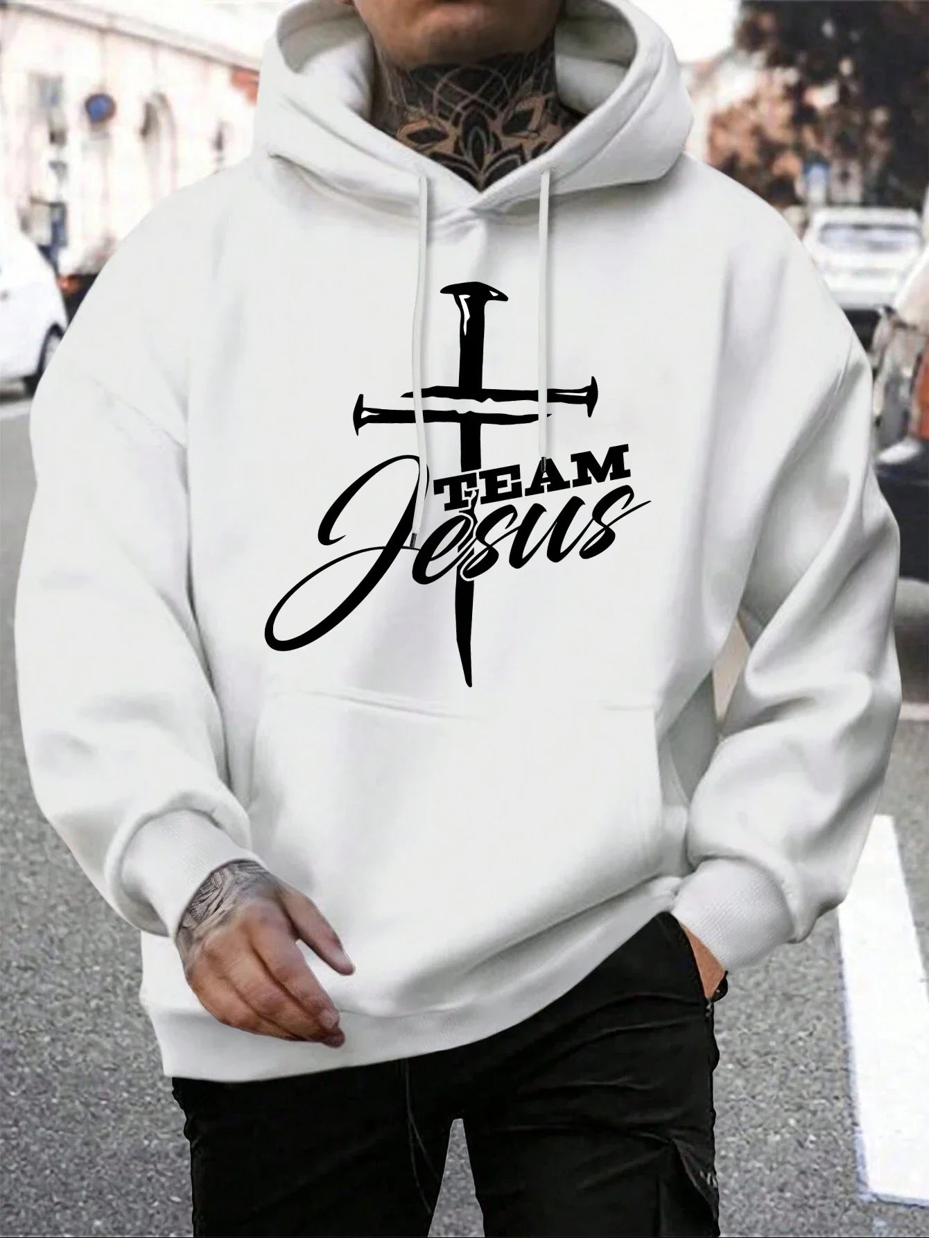 Team Jesus Hoodie – Men’s Pullover