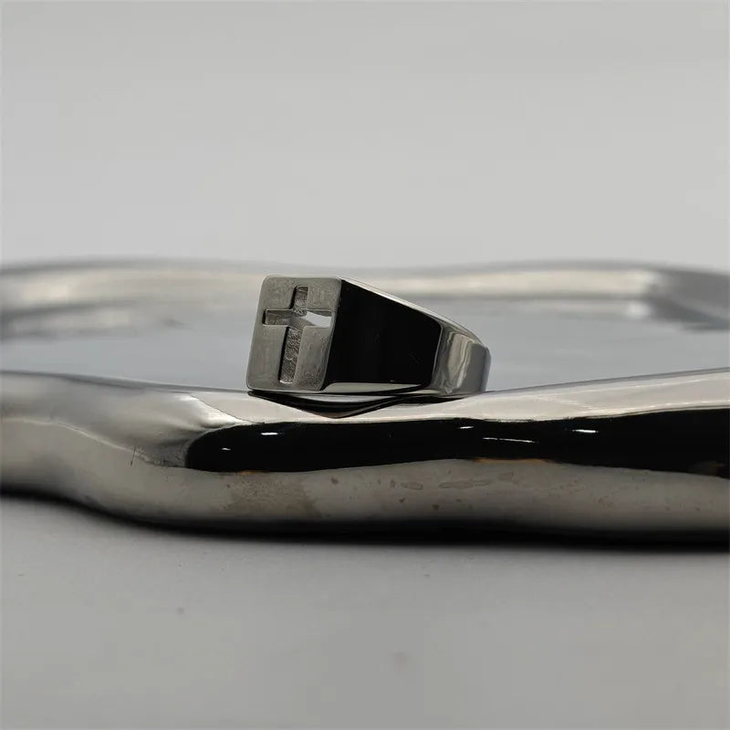 Jesus Cross Ring – Stainless Steel