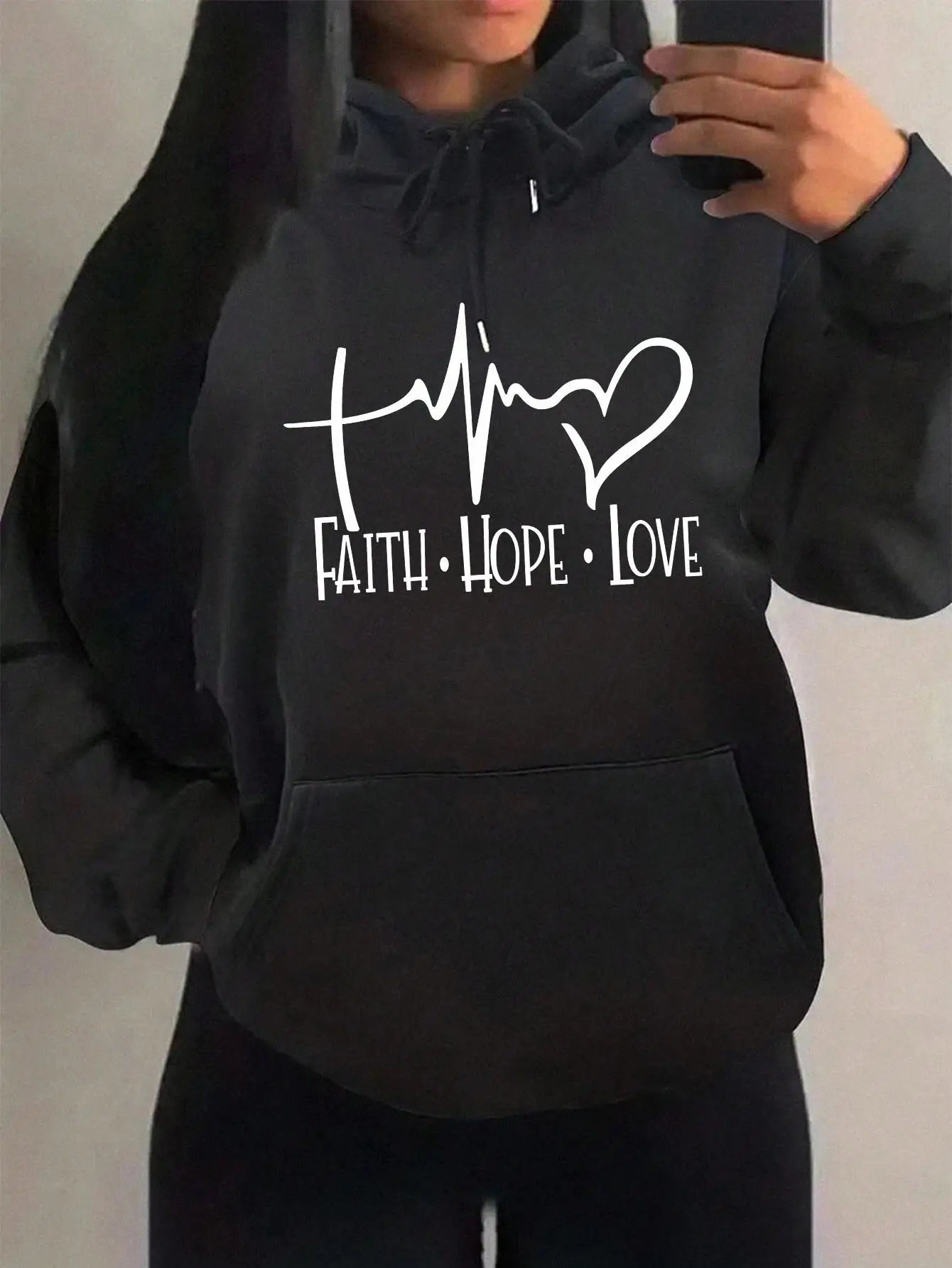 Faith Hope Love Hoodie – Women’s Pullover