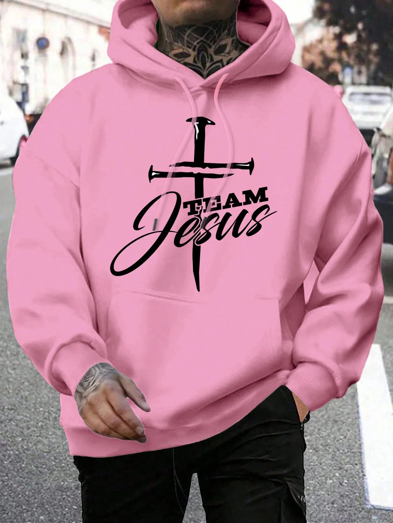 Team Jesus Hoodie – Men’s Pullover