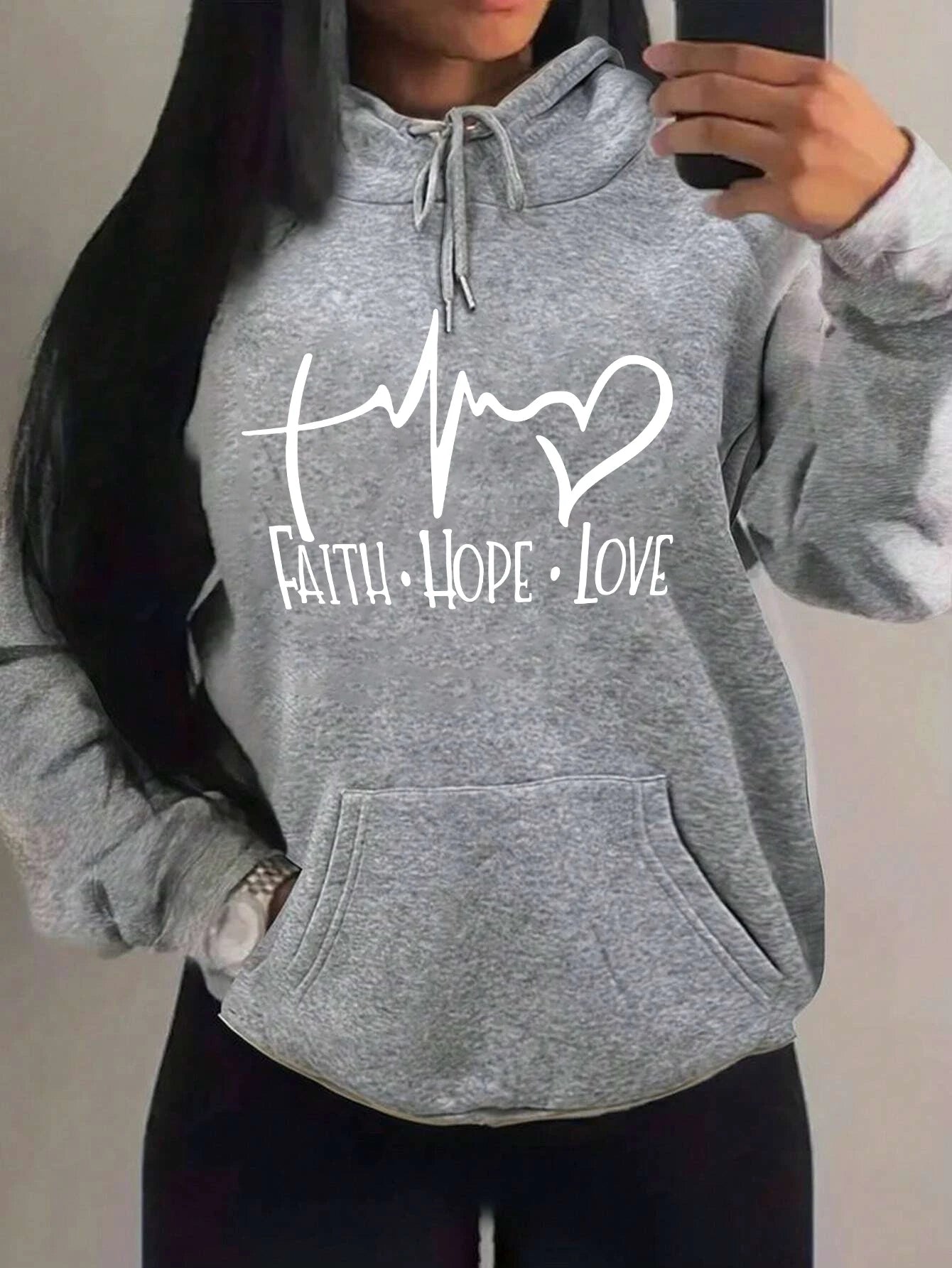 Faith Hope Love Hoodie – Women’s Pullover