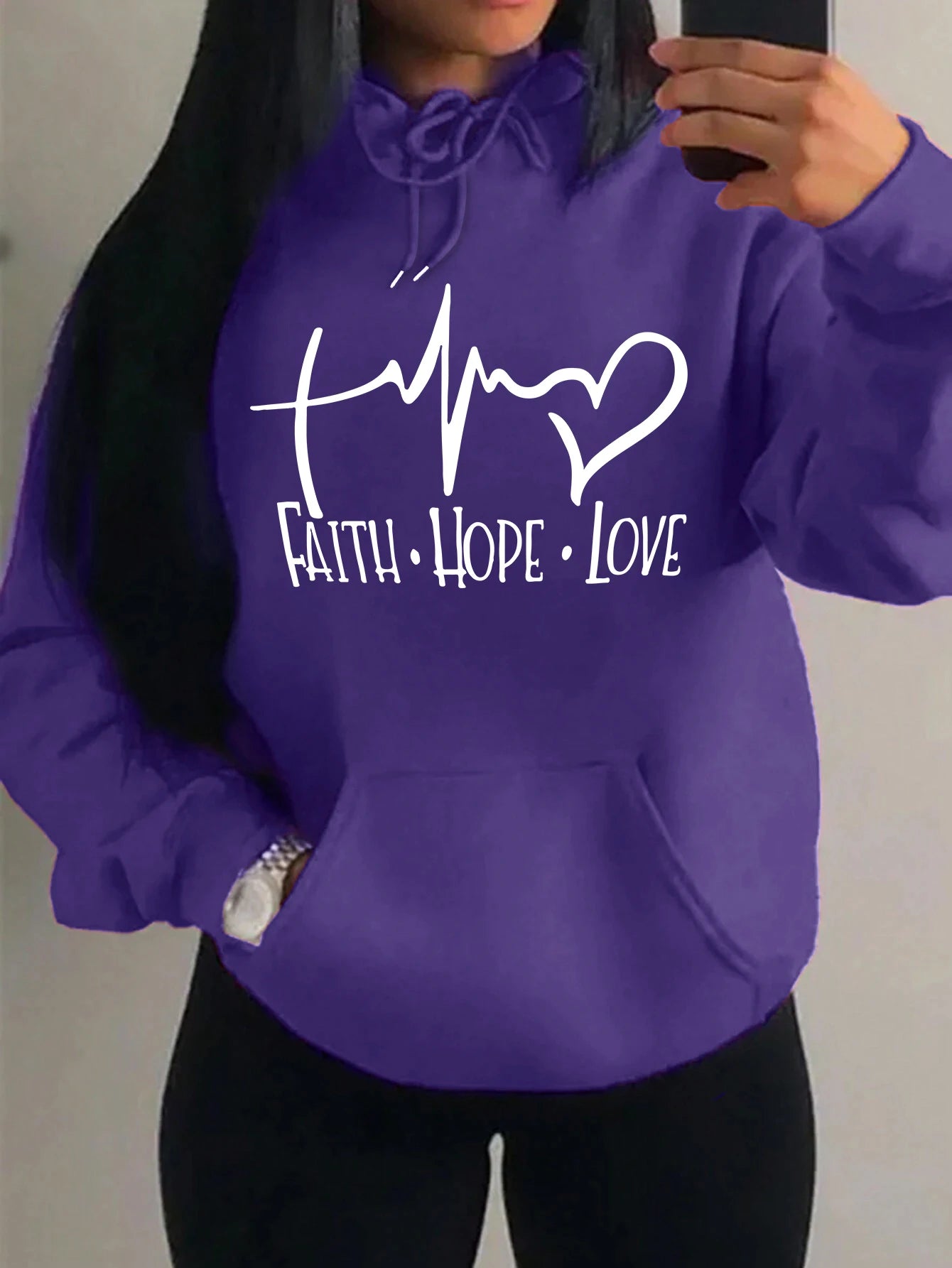 Faith Hope Love Hoodie – Women’s Pullover